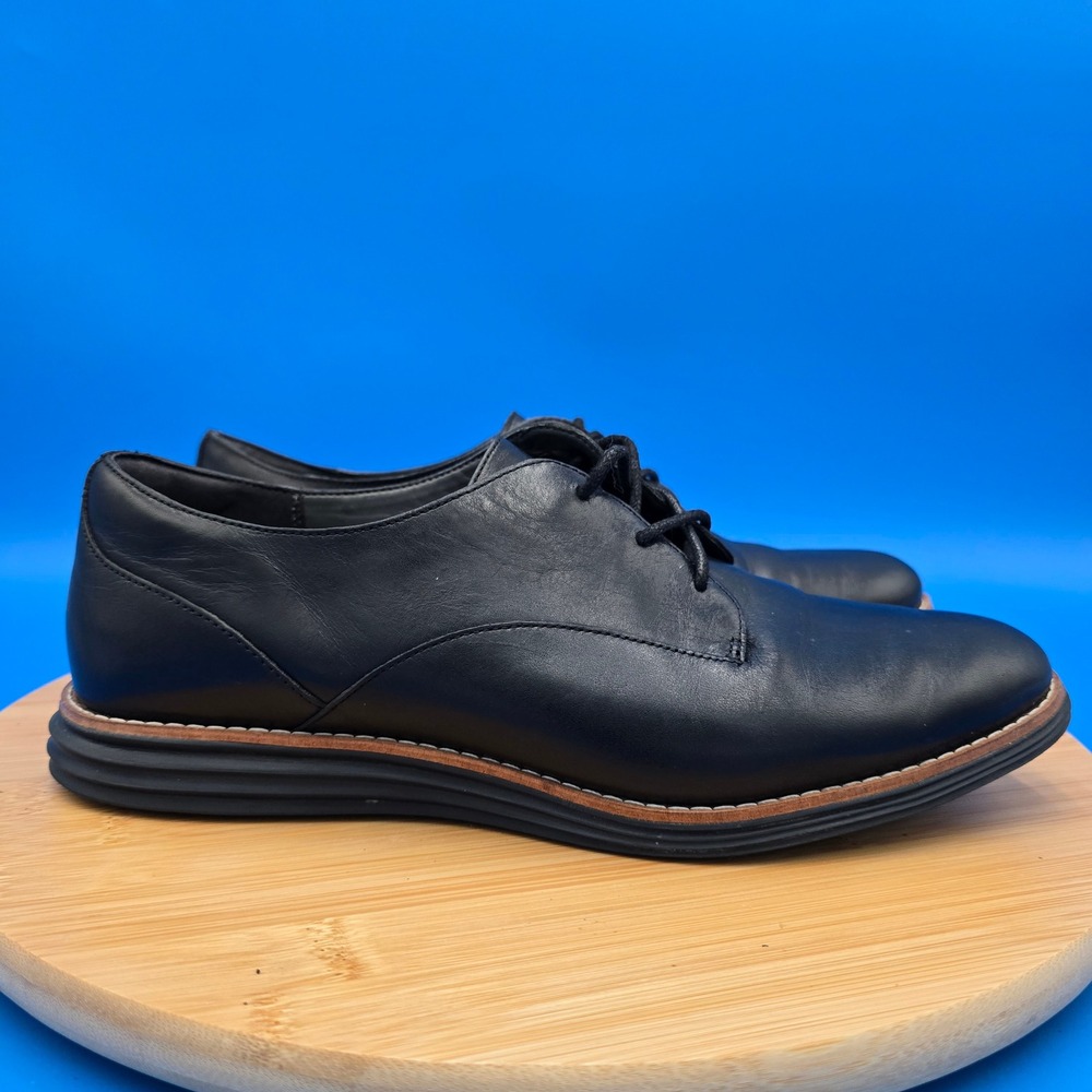 Cole Haan ØriginalGrand Black Leather Oxford Shoes‎ Women's Size 8B EUC